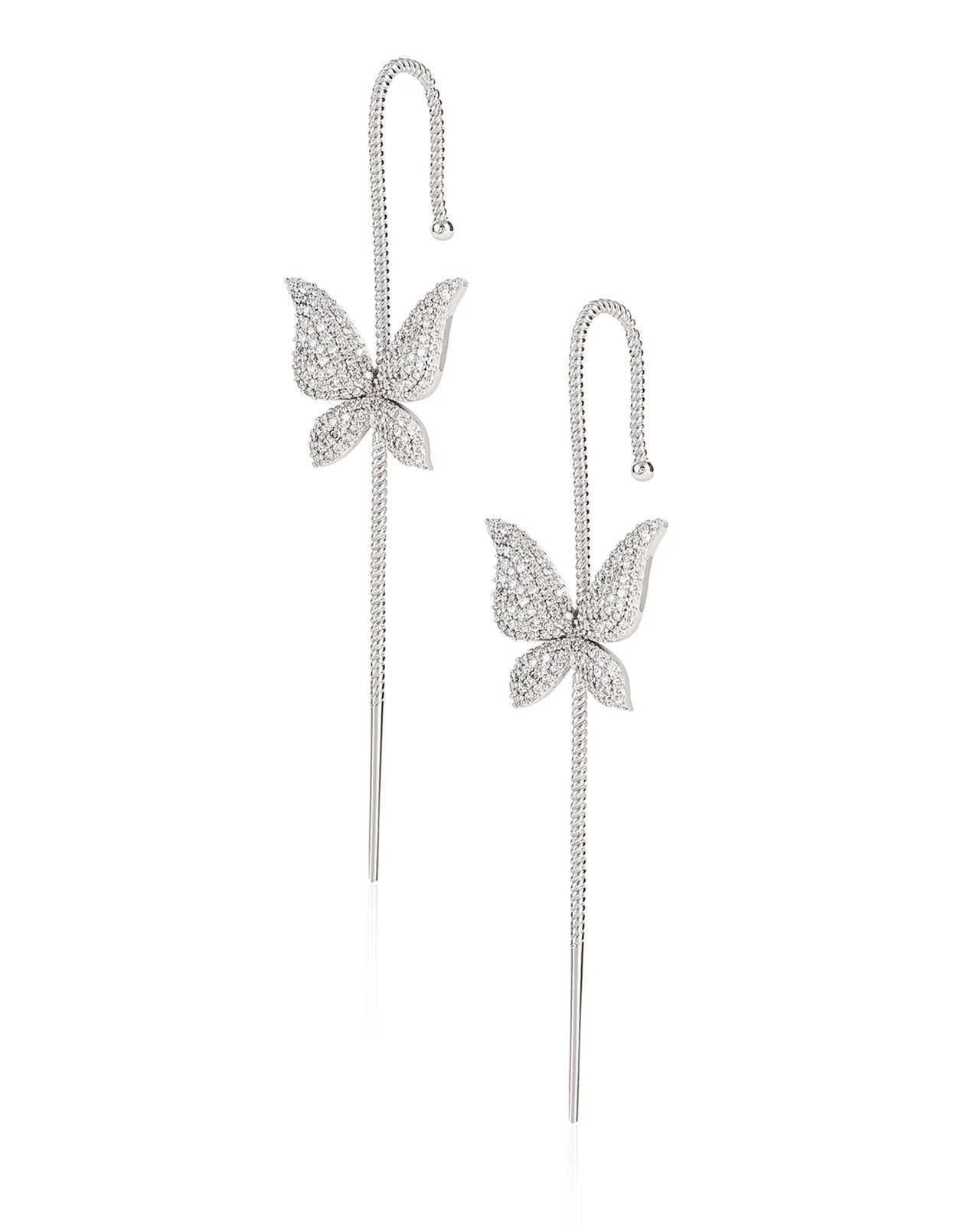 La DiaMantés | Fluttering Grace Diamond Earrings